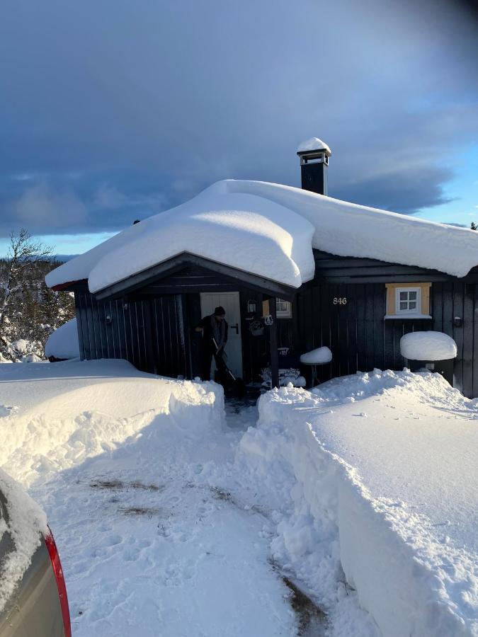 Cabin In The Mountain, Outstanding View & Solar Energy Slidre ภายนอก รูปภาพ