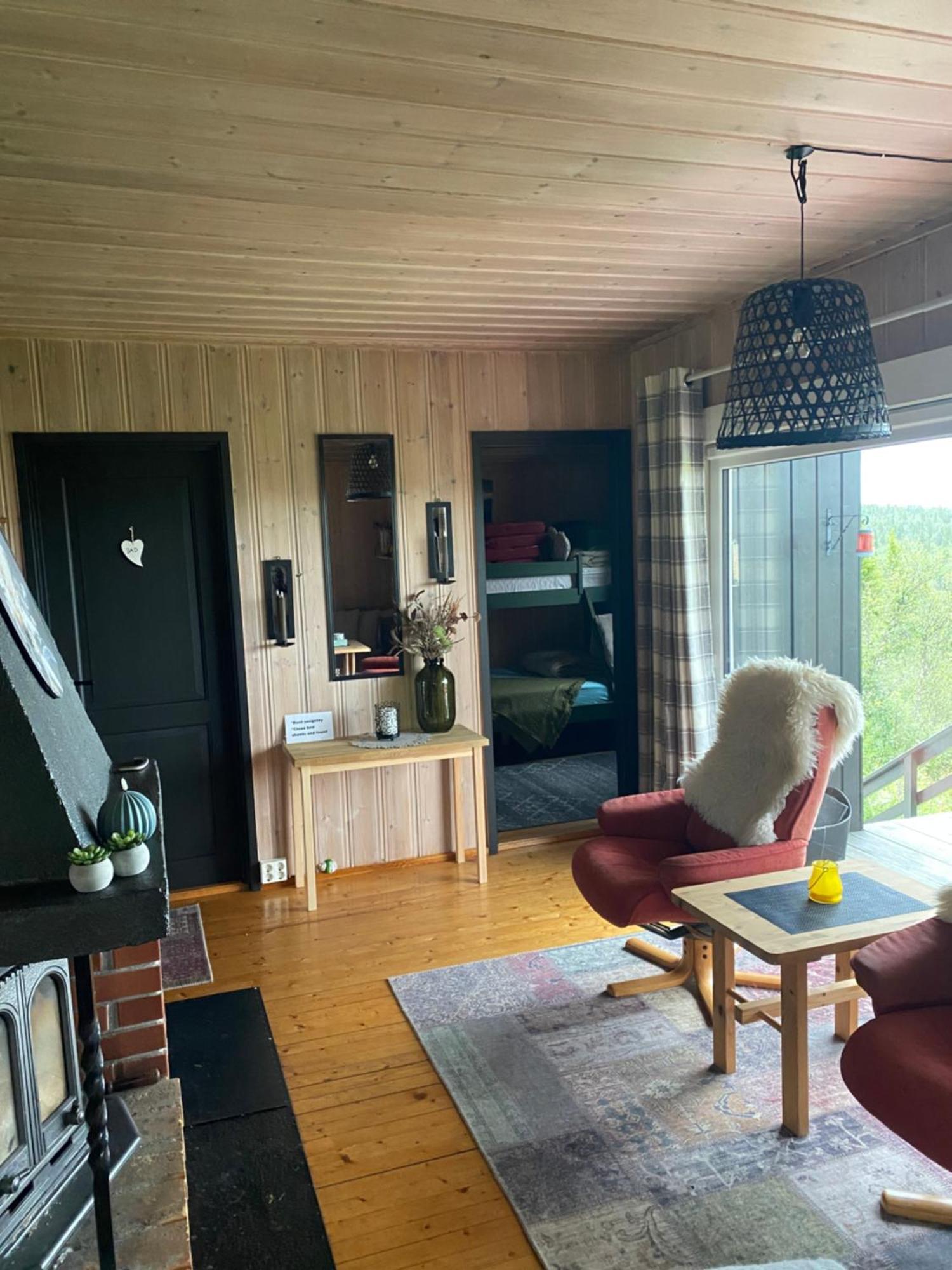 Cabin In The Mountain, Outstanding View & Solar Energy Slidre ภายนอก รูปภาพ