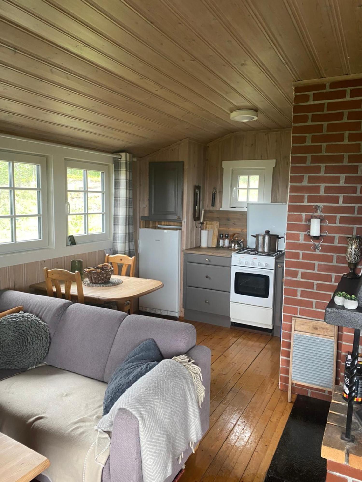 Cabin In The Mountain, Outstanding View & Solar Energy Slidre ภายนอก รูปภาพ